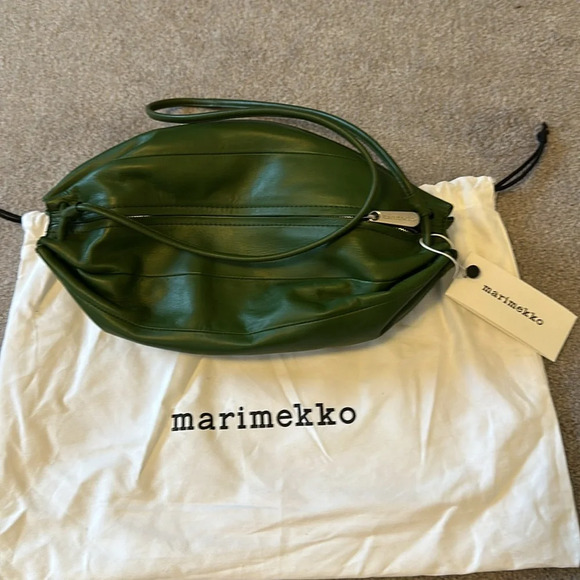 Marimekko Large Karla Green Bag NWT - Picture 6 of 8